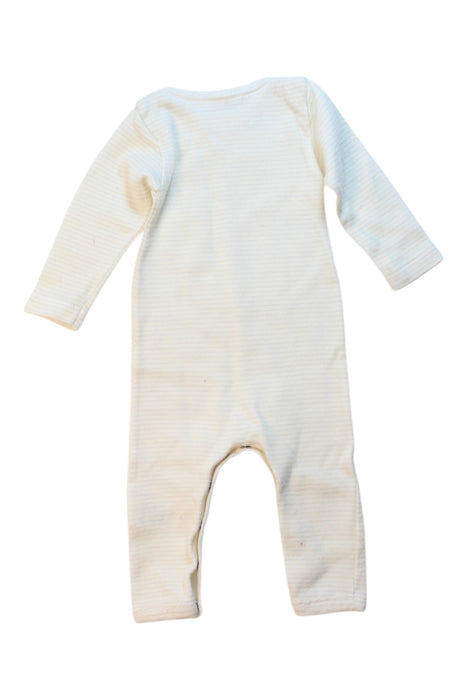 A Ivory Onesies from Petit Bateau in size 3-6M for boy. (Back View)