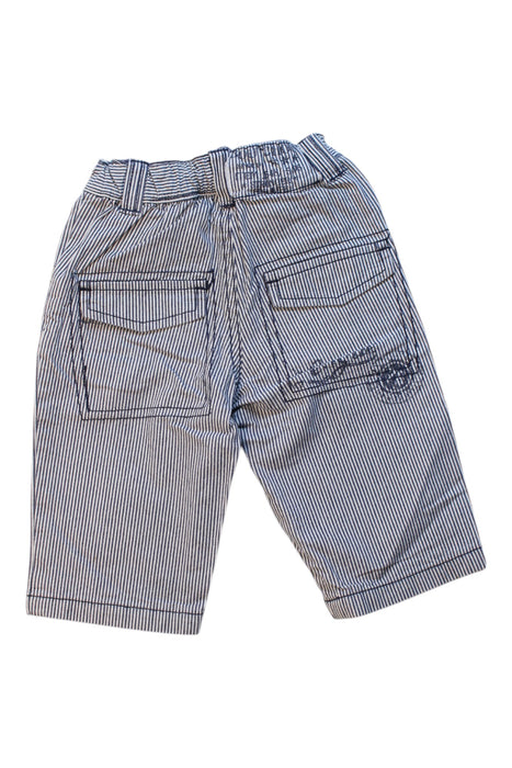 A Blue Casual Pants from Bout'Chou in size 3-6M for boy. (Back View)