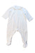 A White Onesies from Petit Bateau in size 6-12M for boy. (Front View)