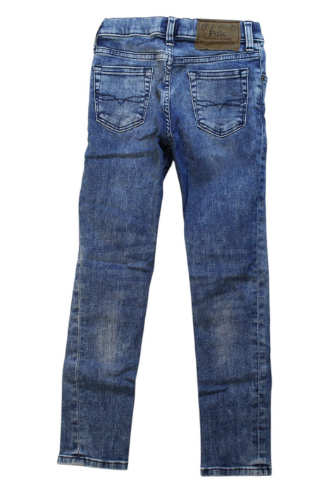 A Blue Jeans from Polo Ralph Lauren in size 6T for boy. (Back View)