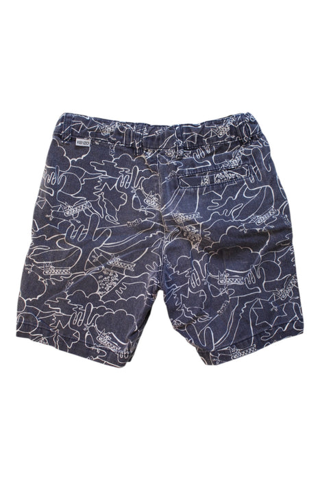 A Navy Shorts from Kenzo in size 6T for boy. (Back View)