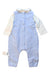 A Blue Long Overalls from Mayoral in size 3-6M for boy. (Back View)