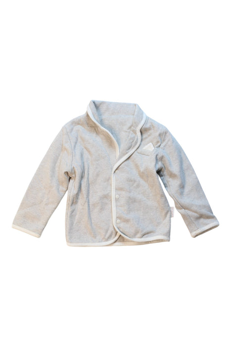 A Grey Blazers from Natures Purest in size 3-6M for boy. (Front View)