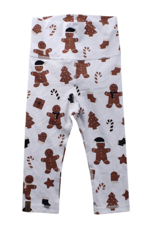 A White Leggings from Hebe in size 3-6M for neutral. (Front View)