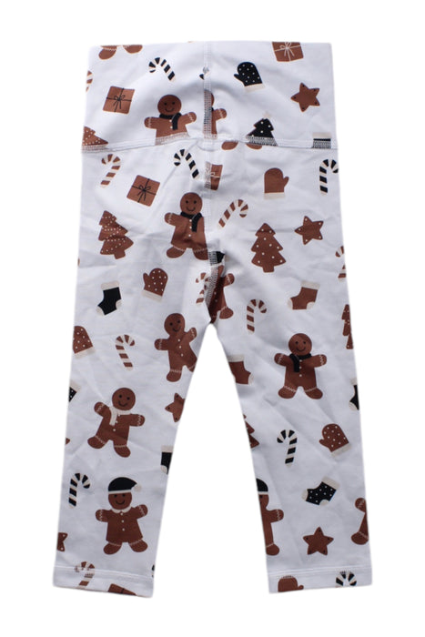 A White Leggings from Hebe in size 3-6M for neutral. (Back View)