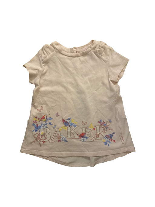 A Multicolour Short Sleeve T Shirts from Baker by Ted Baker in size 2T for girl. (Front View)