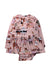 A Pink Long Sleeve Bodysuits from Hebe in size 12-18M for girl. (Back View)