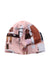 A Pink Beanies from Hebe in size 3-6M for girl. (Front View)