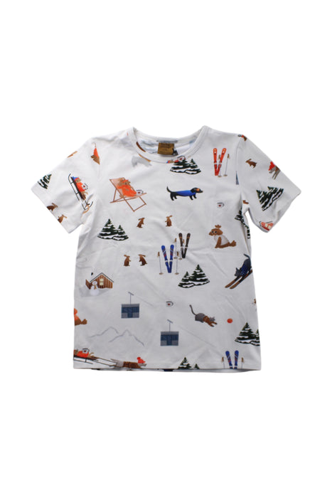 A White Short Sleeve T Shirts from Hebe in size 6T for neutral. (Front View)