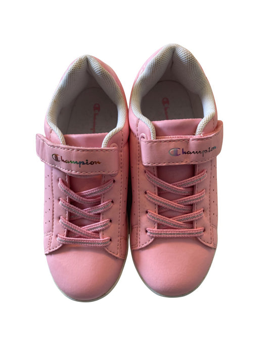 A Pink Sneakers from Champion in size 5T for girl. (Front View)