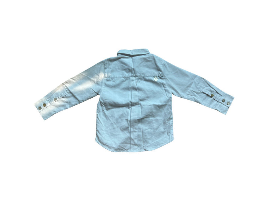 A White Long Sleeve Shirts from Trudy & Teddy in size 12-18M for boy. (Back View)