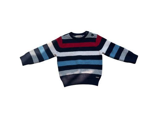 A Navy Knit Sweaters from Chickeeduck in size 2T for boy. (Front View)