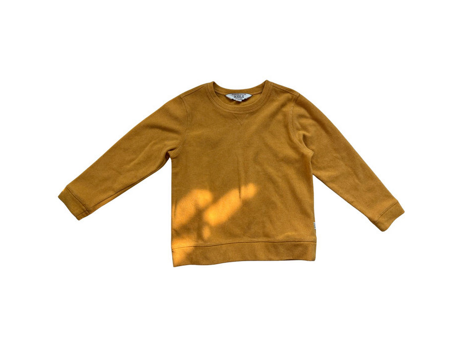 A Brown Crewneck Sweatshirts from Aigle in size 6T for boy. (Front View)