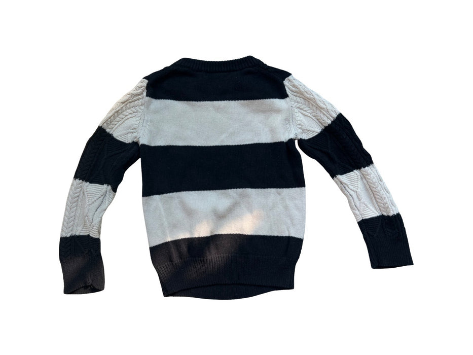 A Black Knit Sweaters from Global  Work in size 2T for girl. (Back View)