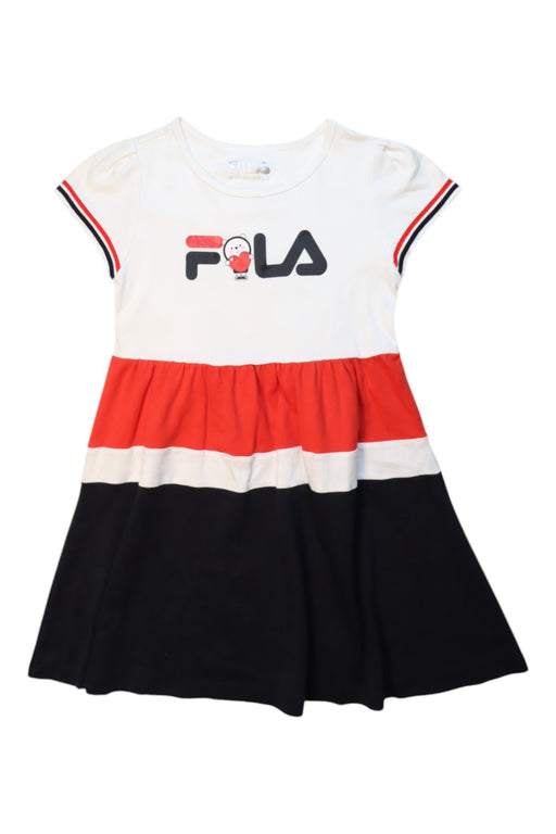 A Multicolour Short Sleeve Dresses from Fila in size 7Y for girl. (Front View)