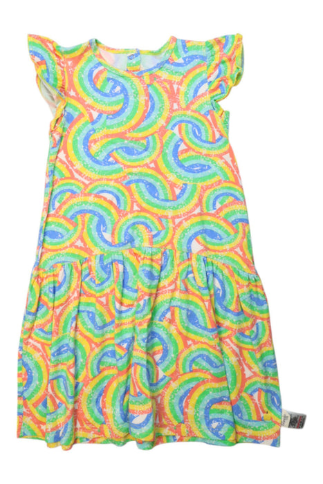 A Multicolour Sleeveless Dresses from The Bonnie Mob in size 6T for girl. (Front View)