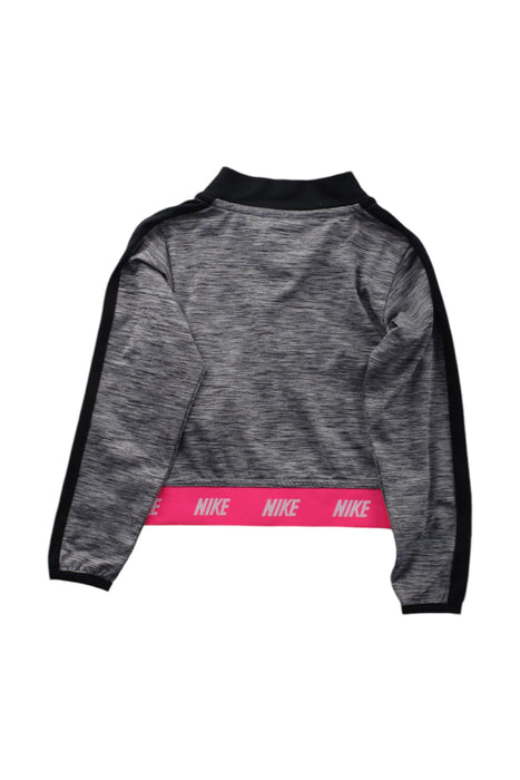 A Grey Zippered Sweatshirts from Nike in size 2T for girl. (Back View)