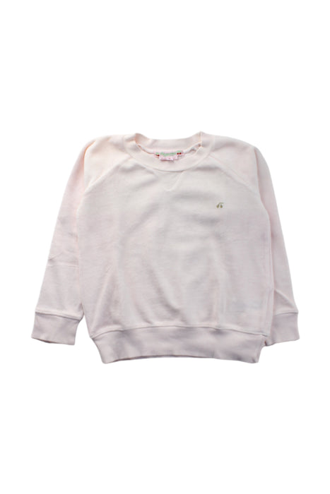 A Pink Crewneck Sweatshirts from Bonpoint in size 3T for neutral. (Front View)