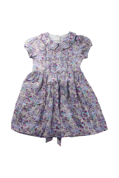 A Multicolour Short Sleeve Dresses from Rachel Riley in size 4T for girl. (Front View)