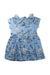 A Blue Short Sleeve Dresses from Mini Rodini in size 2T for girl. (Front View)