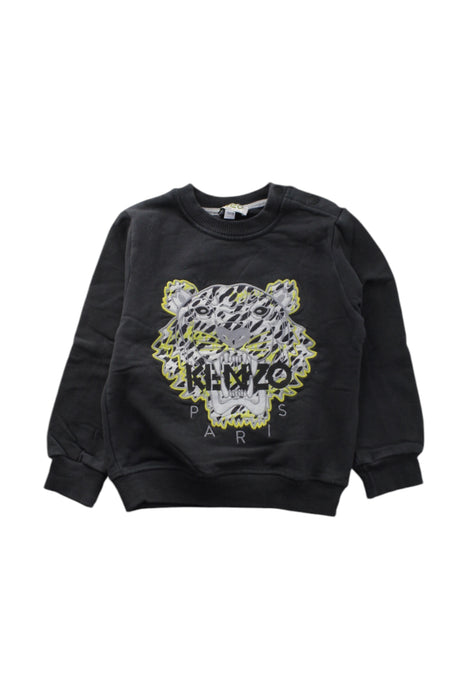 A Black Crewneck Sweatshirts from Kenzo in size 3T for neutral. (Front View)