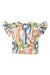 A Multicolour Short Sleeve Tops from Molo in size 6T for girl. (Back View)