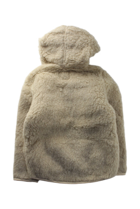 A Beige Coats from Alwero in size 3T for neutral. (Back View)