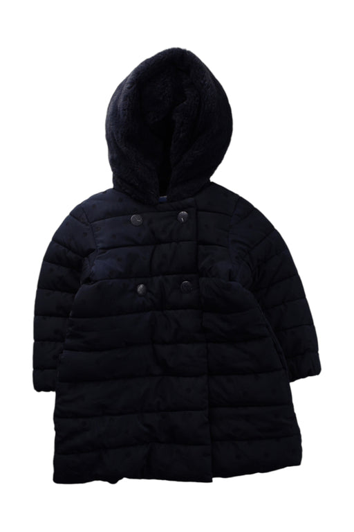 A Black Puffer/Quilted Coats & Outerwear from Jacadi in size 3T for neutral. (Front View)