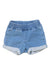 A Blue Shorts from Seed in size 0-3M for boy. (Front View)