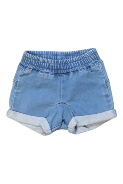 A Blue Shorts from Seed in size 0-3M for boy. (Front View)