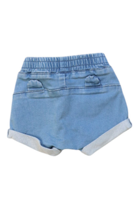 A Blue Shorts from Seed in size 0-3M for boy. (Back View)