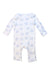 A White Long Sleeve Rompers from The Little White Company in size 3-6M for boy. (Back View)