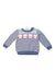 A Blue Knit Sweaters from The Little White Company in size 6-12M for boy. (Front View)