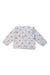 A Grey Crewneck Sweatshirts from Cadet Rousselle in size 6-12M for girl. (Back View)