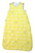 A Yellow Sleepsacs from The Gro Company in size 0-3M for neutral. (Front View)