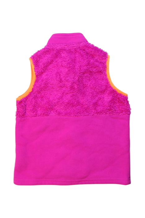 A Pink Outerwear Vests from The North Face in size 4T for girl. (Back View)