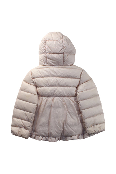 A Peach Puffer/Quilted Coats & Outerwear from Moncler in size 3T for neutral. (Back View)