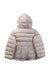 A Peach Puffer/Quilted Coats & Outerwear from Moncler in size 3T for neutral. (Back View)