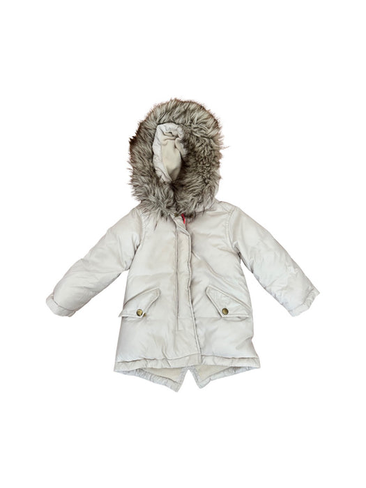 A Beige Puffer/Quilted Coats & Outerwear from Crewcuts in size 3T for neutral. (Front View)