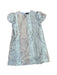A Silver Short Sleeve Dresses from Velveteen in size 5T for girl. (Front View)