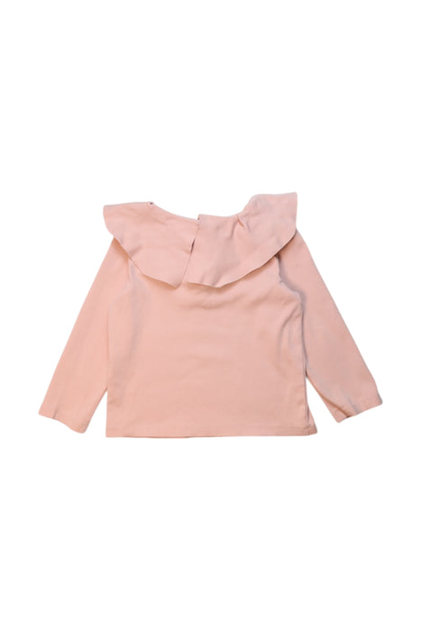 A Pink Long Sleeve Tops from COS in size 12-18M for girl. (Back View)