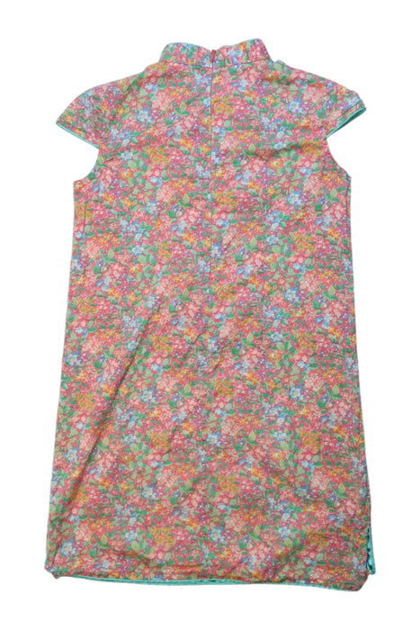 A Multicolour Short Sleeve Dresses from Little Valley in size 7Y for girl. (Back View)