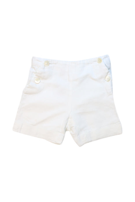 A White Shorts from Jacadi in size 3T for boy. (Front View)