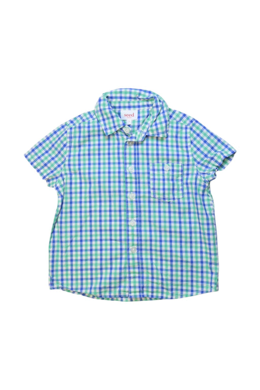 A Multicolour Short Sleeve Shirts from Seed in size 3T for boy. (Front View)