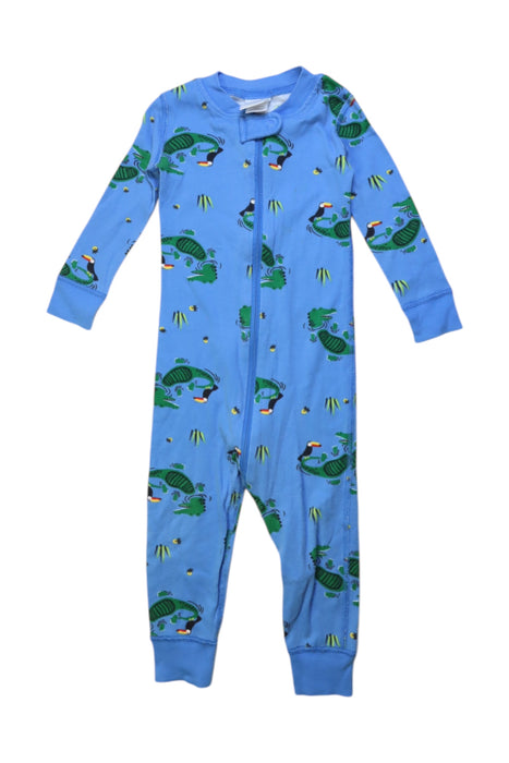 A Blue Onesies from Hanna Andersson in size 2T for boy. (Front View)