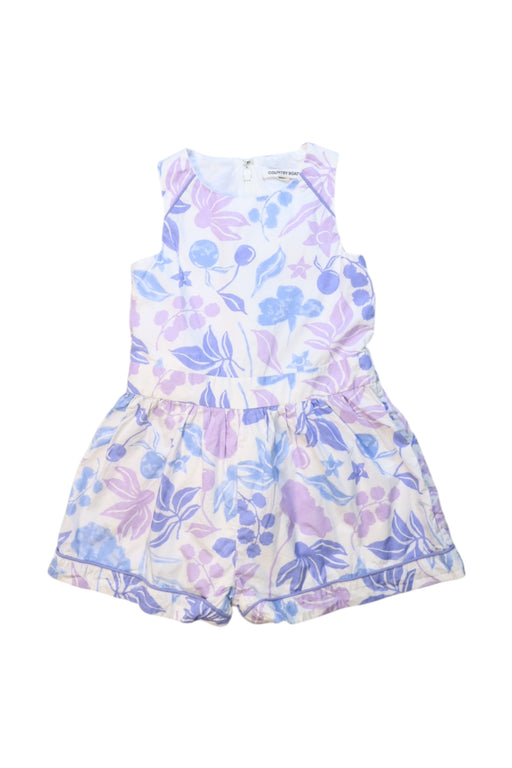 A Purple Sleeveless Rompers from Country Road in size 3T for girl. (Front View)
