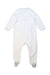 A White Onesies from The Little White Company in size 12-18M for neutral. (Back View)