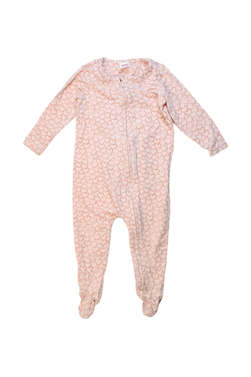 A Peach Onesies from Seed in size 6-12M for girl. (Front View)