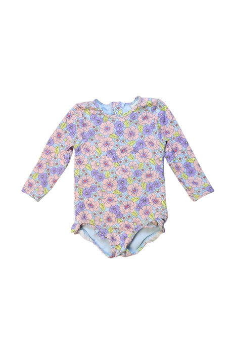 A Multicolour Swimsuits from Seed in size 12-18M for girl. (Front View)