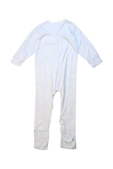 A Blue Onesies from Petit Bateau in size 12-18M for girl. (Back View)